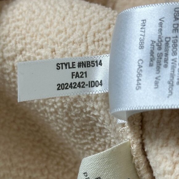 Madewell Resourced Fleece Hooded Zip Jacket Bone - Picture 11 of 12